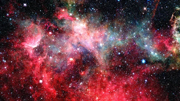 Nebulosa e galáxias no espaço profundo. Elementos desta imagem fornecidos pela NASA. — Fotografia de Stock