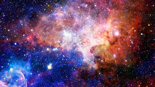 Nebulosa e galáxias no espaço profundo. Elementos desta imagem fornecidos pela NASA. — Fotografia de Stock