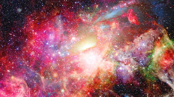 Nebula ve galaksiler. Bu görüntünün elementleri NASA tarafından döşenmiştir — Stok fotoğraf