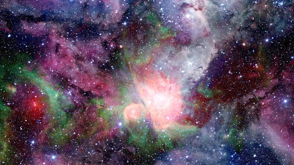 Derin uzayda nebula ve galaksiler. Bu görüntünün elementleri NASA tarafından desteklenmektedir. — Stok fotoğraf