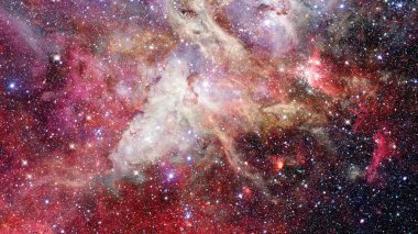 Galaksi ve Nebula. Uzay arkaplanı. Bu görüntünün elementleri NASA tarafından desteklenmektedir