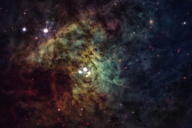 Soyut alan arkaplanı. Bu görüntünün elementleri NASA tarafından desteklenmektedir