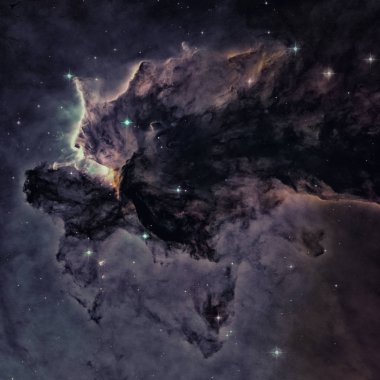 Kartal Nebulası. Yıldız kreşinden gaz ve toz yükseliyor..