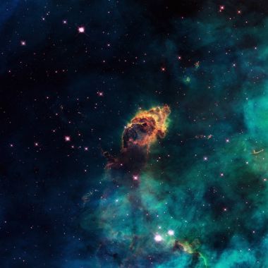 Evren yıldız jet, yıldız, Bulutsusu ve galaxy ile dolu.