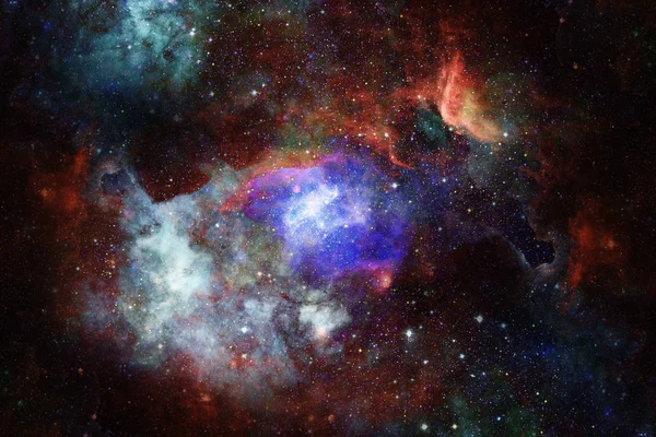 Imagen de la nebulosa en el espacio profundo. Elementos de esta imagen proporcionados por la NASA. — Foto de Stock