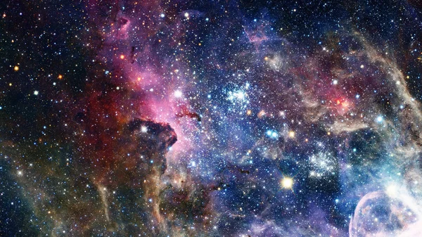 Nebula ve galaksiler. Bu görüntünün elementleri NASA tarafından döşenmiştir — Stok fotoğraf