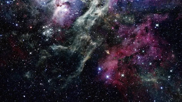 Nebulosa e galáxias no espaço profundo. Elementos desta imagem fornecidos pela NASA. — Fotografia de Stock