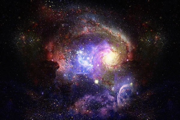 Sterrenhemel diepe ruimte - nevel en galaxy — Stockfoto