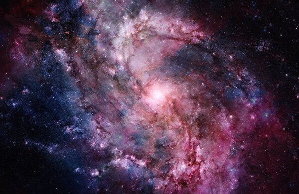 Spiral galaxy in space.