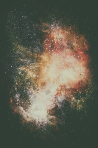 Nebula och galaxy i rymden. Delar av denna bild av — Stockfoto