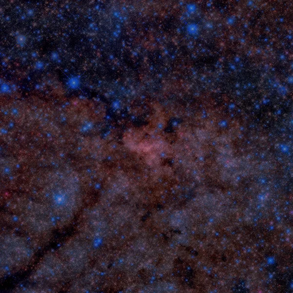 Vintergatans centrum av Vintergatan. Infraröd bild. — Stockfoto