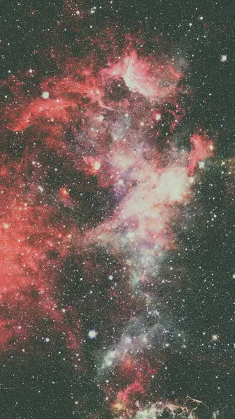 Nebulosa y galaxias en el espacio profundo. Los elementos de esta imagen furnis — Foto de Stock