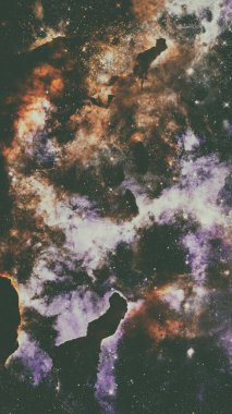 Yıldızlı uzay arka plan dokusu. Bilim sanatı.