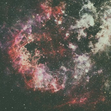 Bulutsusu ve uzayda yıldız. Bu görüntü furnishe unsurları