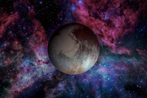 명왕성은 카이퍼 벨트에서 난쟁이 행성. — 스톡 사진