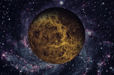 Güneş Sistemi - Venüs. Bu görüntünün elementleri NASA tarafından desteklenmektedir.