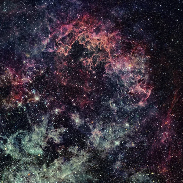 성운과 별들이 우주에 있습니다. NASA 가 제공 한 이형상의 요소들. — 스톡 사진