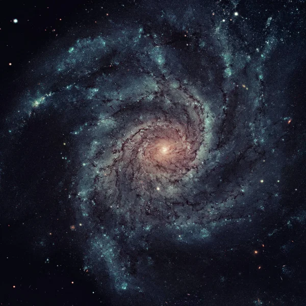 Galaxia Pinwheel. Galaxia espiral en la constelación Ursa Mayor. — Foto de Stock