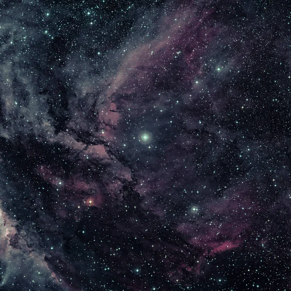 Carina Nebulası büyük parlak bir nebuladır.. — Stok fotoğraf
