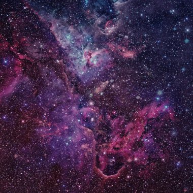 Güzel bulutsu, yıldızların ve galaksilerin.