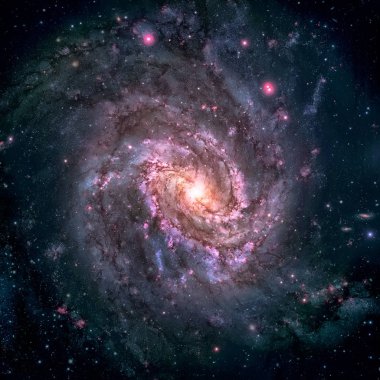 Suyılanı takımyıldızı yönünde bulunan bir çubuklu sarmal gökada Messier 83 takımyıldızı.