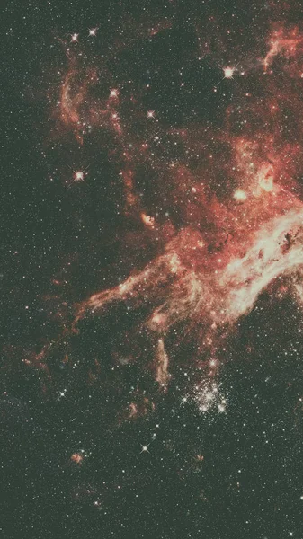 Nebulosa e galáxias no espaço profundo. Elementos desta imagem furnis — Fotografia de Stock