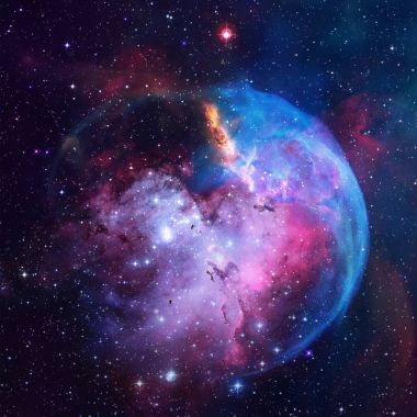 Kartal Bulutsusu. Nasa tarafından döşenmiş bu görüntü unsurları.