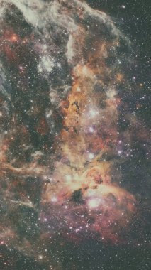 Galaxy ve bulutsu. Alan arka plan. Bu görüntü Furn unsurları