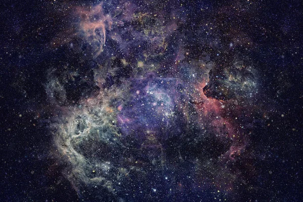 Nebulosa e stelle nello spazio profondo, universo misterioso. — Foto Stock