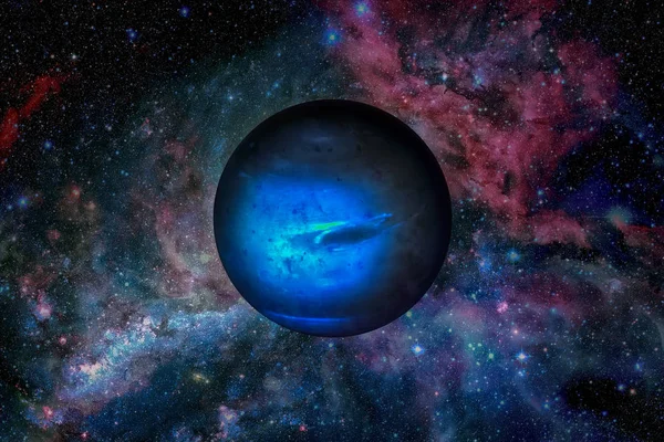 惑星海王星。宇宙背景. — ストック写真
