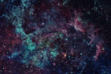 Derin uzayda nebula ve yıldızlar. Bu görüntünün elementleri NASA tarafından desteklenmektedir