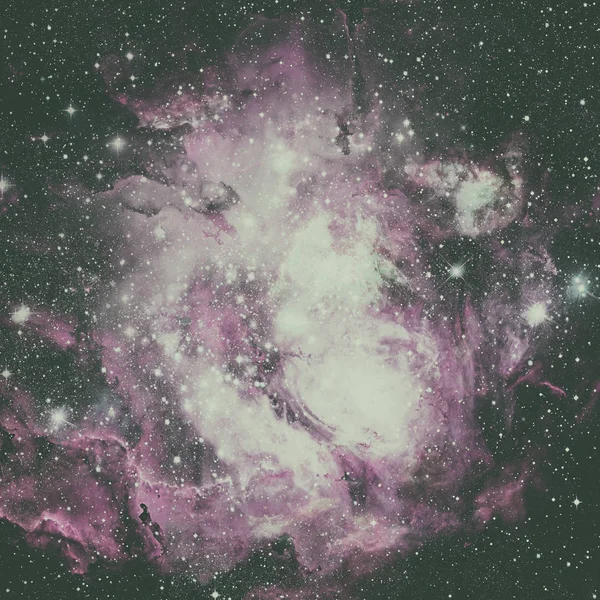 Univers rempli de nébuleuse, étoiles et galaxie. — Photo