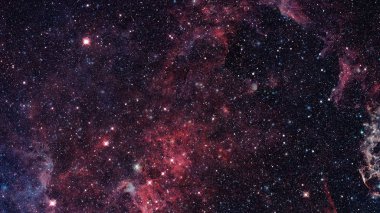 Galaksi ve Nebula. Uzay arkaplanı. Bu görüntünün elementleri NASA tarafından desteklenmektedir