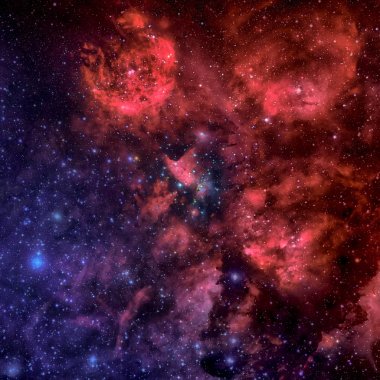 Güzel bulutsu, yıldızların ve galaksilerin.