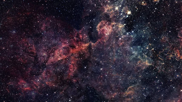 Resten av supernovaexplosionen. Delar av denna bild tillhandahålls av NASA — Stockfoto