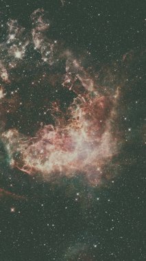 Galaksi uzayda. Bu görüntünün elementleri NASA tarafından döşenmiştir