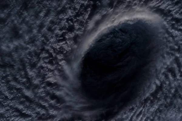 Tajfun, widok z satelity. Elementy tego obrazu dostarczone przez Nas — Zdjęcie stockowe