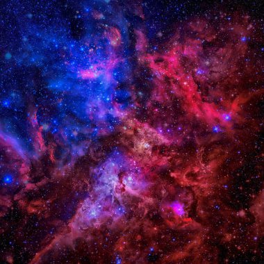 Güzel bulutsu, yıldızların ve galaksilerin.