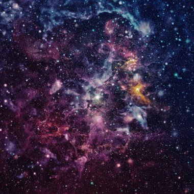 Güzel bulutsu, yıldızların ve galaksilerin.