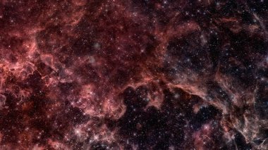 Yıldız ile renkli boşluk bulutsu. Bu görüntü unsurları vermek