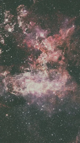 星と星雲をカラフルな空間です。この画像の要素を供給します。 — ストック写真