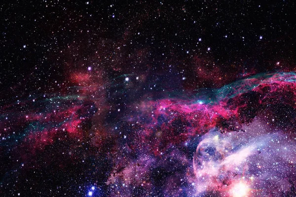 Sfondo scientifico astratto - galassia e nebulosa nello spazio. — Foto Stock