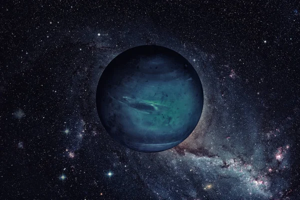 行星海王星。外层空间背景. — 图库照片