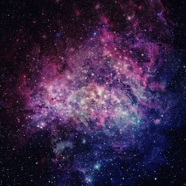 Güzel bulutsu, yıldızların ve galaksilerin.
