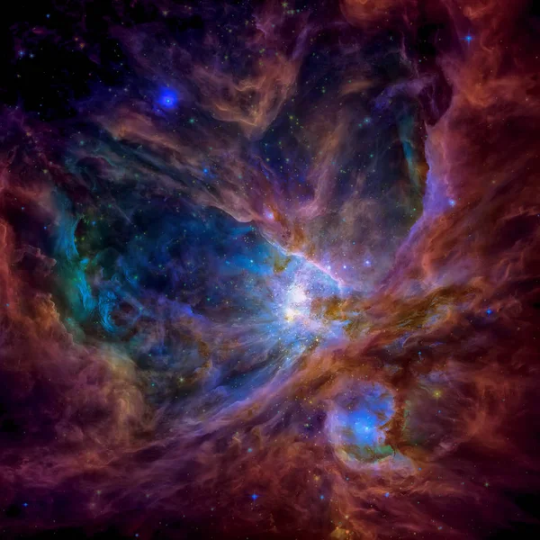 Hubble panoramic view of Orion Nebula reveals thousands of stars — Stock Photo, Image