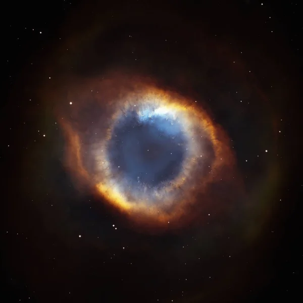 Helix Nebula is nebulae located in the constellation Aquarius. — Stock Photo, Image