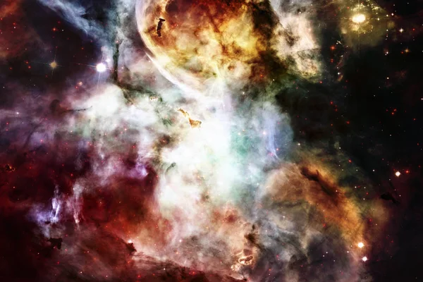 Galaktyka we wszechświecie. Elementy tego obrazu dostarczone przez Nasa — Zdjęcie stockowe