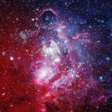 Güzel bulutsu, yıldızların ve galaksilerin.