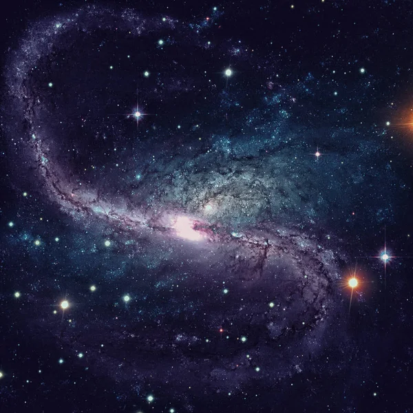 Spiral Galaxy στο βαθύ διάστημα. — Φωτογραφία Αρχείου
