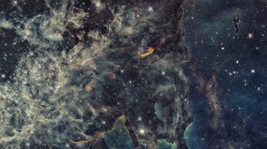 Evren yıldız, nebula ve galaksiyle dolu..